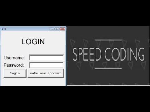 Python SQlite and Tkinter and  Login Form GUI:)