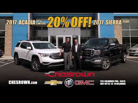 Save Big on GMC Sierra and GMC Acadia at Chesrown!