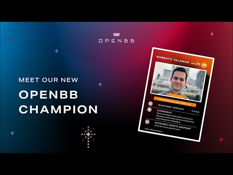 Meet Roberto Talamas - OpenBB Champion
