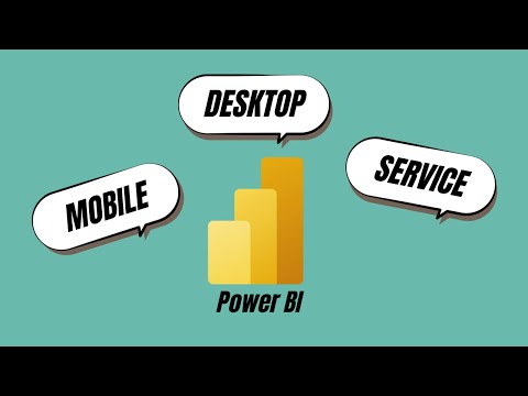 Power BI platforms: desktop, mobile and service | PL-300 #4