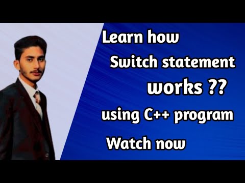 use of switch statement in C++