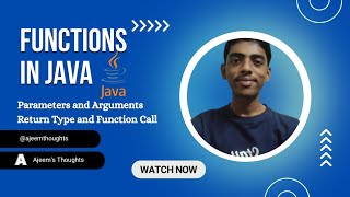 Functions in Java | Code Reusability | Syntax with examples | Return Statement 