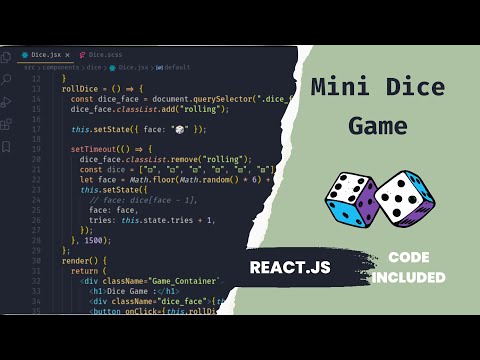 Mini Dice Game React.js