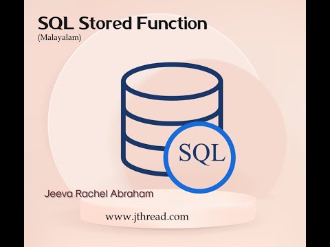 Stored Functions in SQL