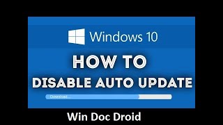 How To Stop Auto Update in Windows 10 New Update