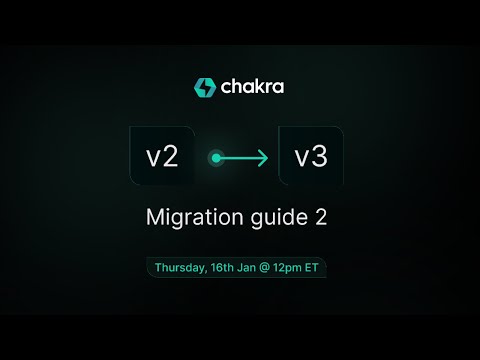 Chakra UI v2 to v3 Migration Q&A: Step-by-Step Guide