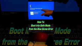 Safe Mode Startup from Blue Screen in Windows 10, 11 💻 #youtubeshorts #shorts