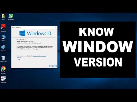 how to check windows version in computer