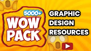 wow pack graphic design resources for free: (@maxuknation)