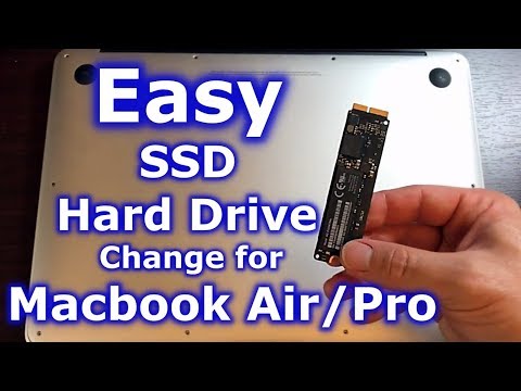 How to Upgrade Macbook Air Pro Hard Drive (SSD)