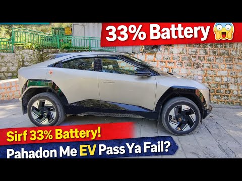 33% Battery Me Pahadon Ka Test 😲 | Mussoorie ↕ Dehradun | BE 6 EV pass ya fail