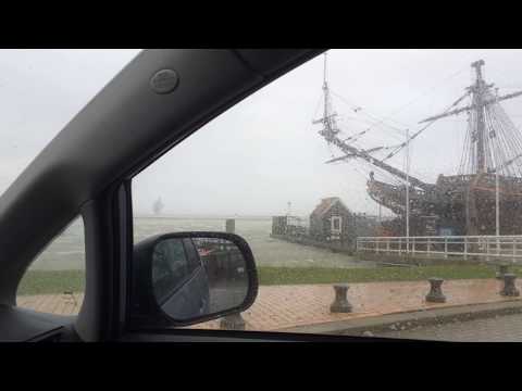 Storm in the Netherlands, 18th Januari 2017, Batavia Stad, Lelystad, #coderood