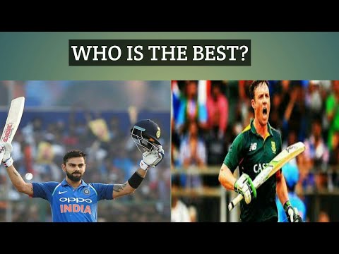 Who is the best? Ab de villiers vs virat kohli