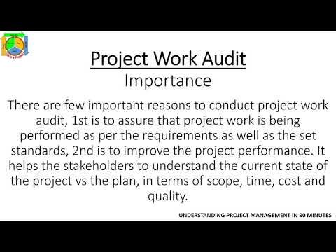33   Project Work Audit   Understanding Project Management in 90 Minutes