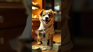 a poor Dog Tries to Enter the Cinema #shorts #aivideo #dogshorts #dog