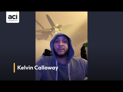 Kelvin Calloway - ACI Learning Hubs Success Story