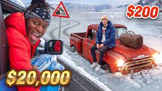 SIDEMEN $20,000 vs $200 WINTER ROAD TRIP