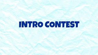 Intro Contest!!!