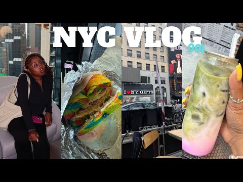 NYC Vlog 001 🚇 : Times Square, Matcha + First time on the subway, WTC Memorial 