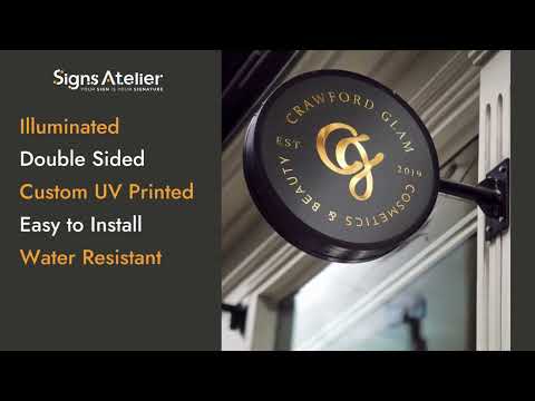 Custom Lightbox Sign | Illuminated Blade Sign | Store Front Sign #businesssigns #outdoorsignage