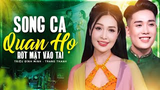 Vợ Chồng SONG CA Như Rót Mật Vào Tai | LK Quan Họ Hay Nhất: Trầu Cau Quan Họ, Gửi Về Quan Họ...
