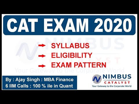CAT EXAM Syllabus & Pattern