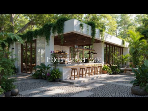 Hidden Garden Cafe | Smooth Jazz Music for Stress Relief