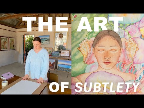 the art of subtlety: a watercolor painting process