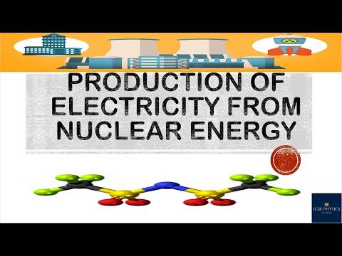 Production of Electricity from Nuclear Energy