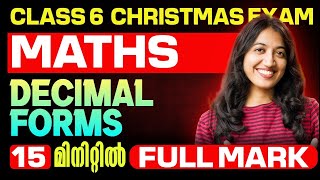 Class 6 Maths Christmas Exam | Decimal Forms | A Grade in 10 Minutes | Exam Winner