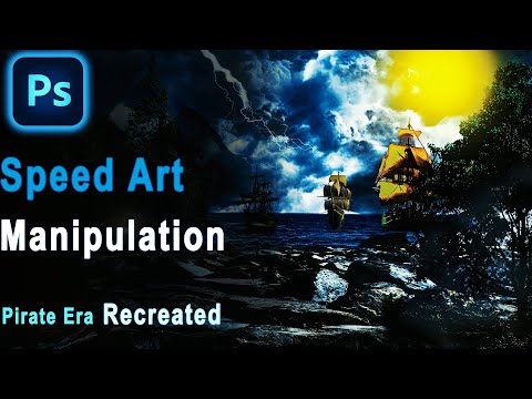 The Pirates Era Recreated - | Speed Art Manipulation | #photoshop