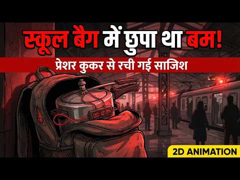 Ek Cooker Ek School Bag || Mumbai Train Blast 2006 || 2D Animation 