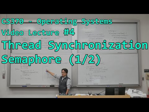 Thread synchronization #4 - Semaphore (1/2) | cs370
