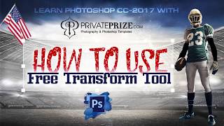 How To Use The Free Transform Tool - Learn Photoshop with Privateprize
