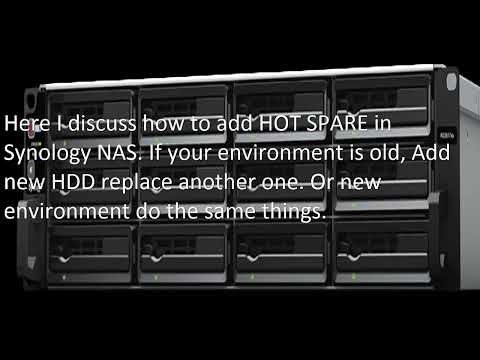 Create HOT Spare Synology NAS | Add HDD Hot Spare Synology