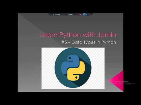 Learn Python with Jamin #5 - Data Types