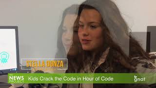 The News Project - Kids Crack the Code in Hour of Code