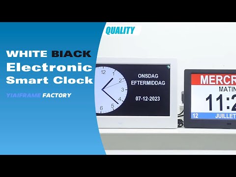 Digital Dementia Clock with Medication Reminder | Clear Display for Seniors