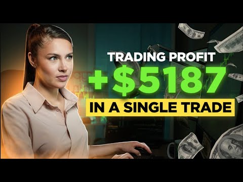 Live Day Trading | Profit +$5187 in a single trade | ICT Trading Strategy