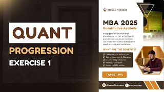 Progression | Exercise 1 (Quant | MBA)