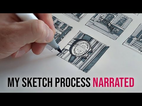 SAVING an Urban Sketch | What Happens When You MAKE A MISTAKE | Step-by-Step