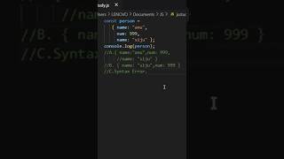Guess the Javascript Output?|#interviewquestions #shorts #javascript #easycode #trending #codingtips