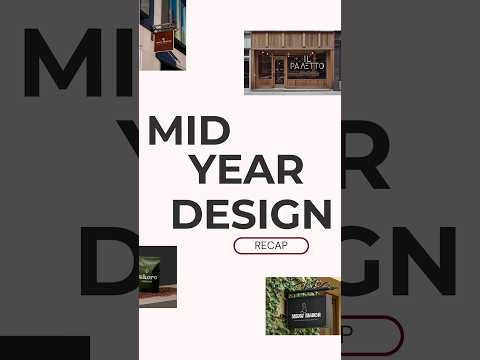 Mid-year brand design recap