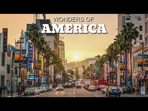 Wonders of America | City Lights, Desert Nights, and Ocean Dreams | Travel 4k