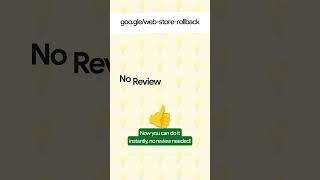 Roll back Chrome Extension updates instantly