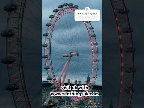 UK VISIT VISA POLICY 2024 #youtubeshorts #uk #travel #exploreuk #visituk