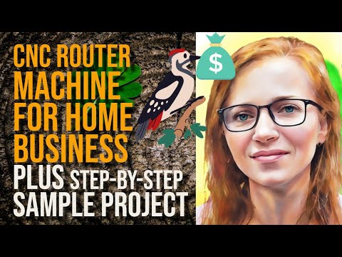 Start a Home Business with a CNC Router Machine: Beginner’s Guide & Project To Make Money From Home