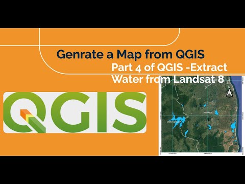QGIS Map Making from Extracted vector file from Landsat 8 -part4 #Mapmaking #map #vector #landsat