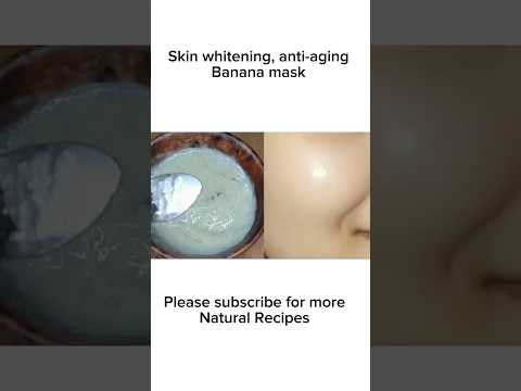 Banana mask for clear white skin | anti-aging mask | clear glowing glass skin mask #youtubeshorts