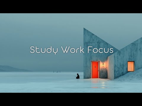 Winter Deep Work Music ❄️ Frozen Minimalist Hideout for Ultimate Focus | Calm Concentration Sounds